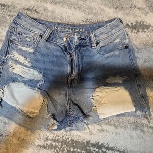 American Eagle Outfitters Women's Blue Denim Shorts